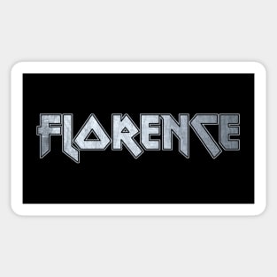 Heavy metal Florence Sticker